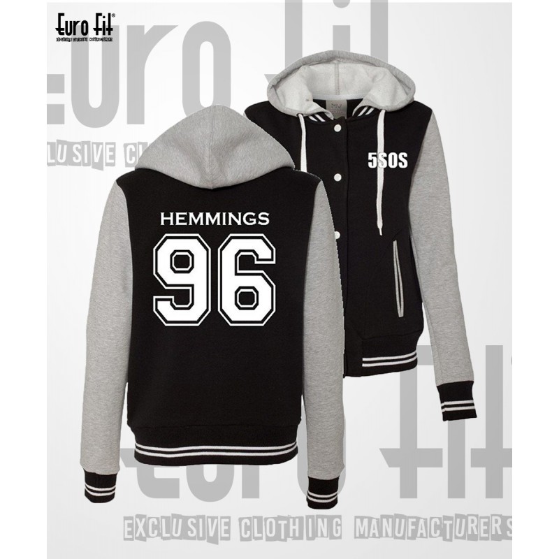 High Quality French Terry Hooded Varsity Jacket